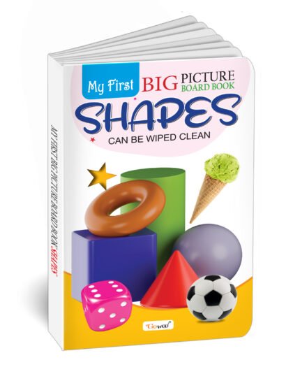 My First Big Picture Board Book Shapes : Fun educational books for toddlers, Learning book for preschoolers, Picture board book for kids, Montessori learning book for toddlers