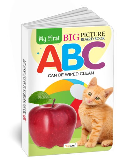 My First Big Picture Board Book ABC : Fun educational books for toddlers, Learning book for preschoolers, Picture board book for kids, Montessori learning book for toddlers