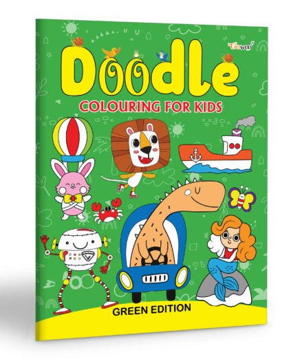 Doodle Colouring for kids - Green Edition : Coloring Adventures for Children, Kids Coloring book, Early Learning Coloring Fun, Coloring Book for Children