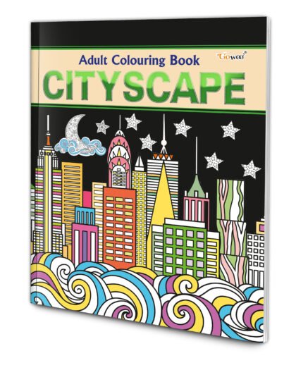 Cityscape - Adult Colouring Book : Fun colouring for Kids and Adults, Creative coloring Book, Mindfulness coloring book, Relaxing coloring book