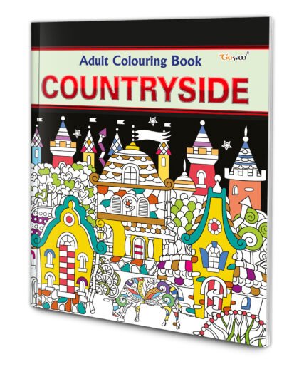 Countryside - Adult Colouring Book : Fun colouring for Kids and Adults, Creative coloring Book, Mindfulness coloring book, Relaxing coloring book